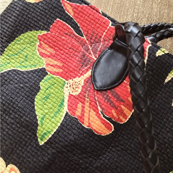 Coldwater Creek tropical handbag EUC. - Picture 5 of 6